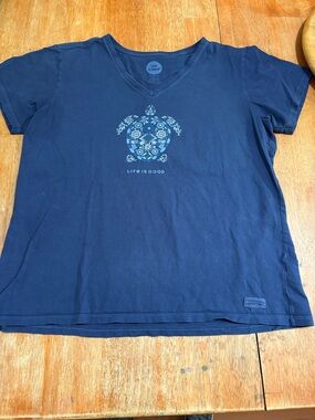 LADIES LIFE IS GOOD T SHIRT